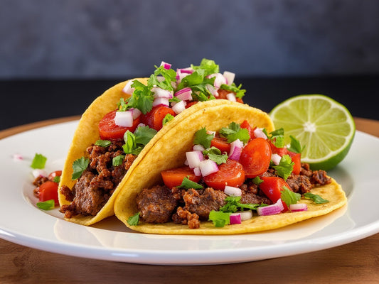 Spicy Pork Tacos with Avocado and Salsa